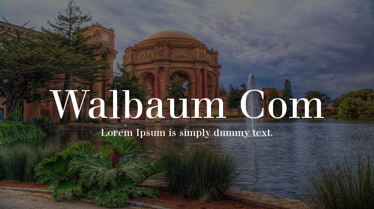 Walbaum Com Font