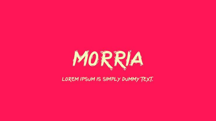 Morria Font