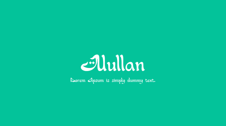 Nullan Font