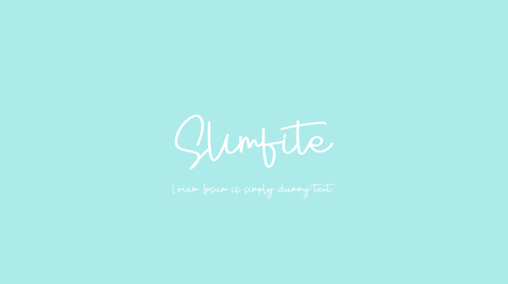 Slimfite Font