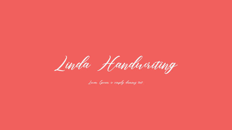 Linda Handwriting Font