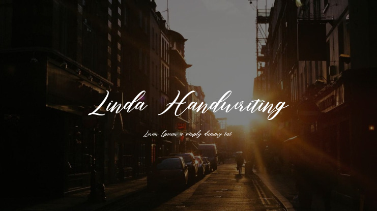 Linda Handwriting Font