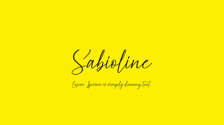 Sabioline Font