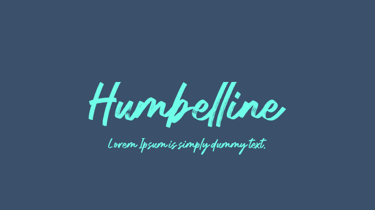 Humbelline Font