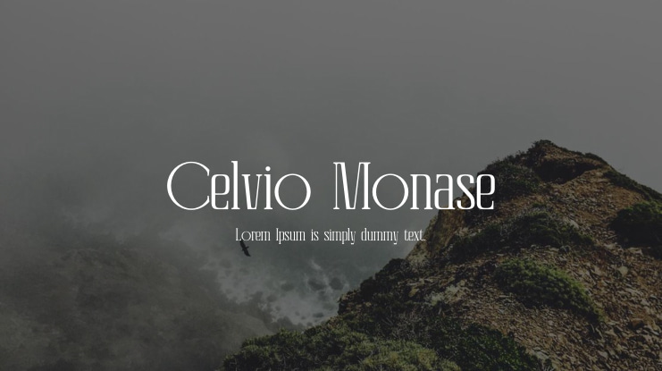Celvio Monase Font
