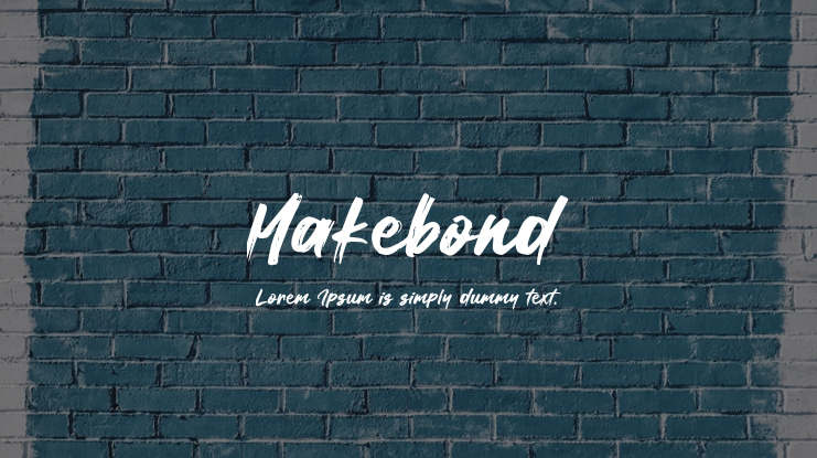 Makebond Font