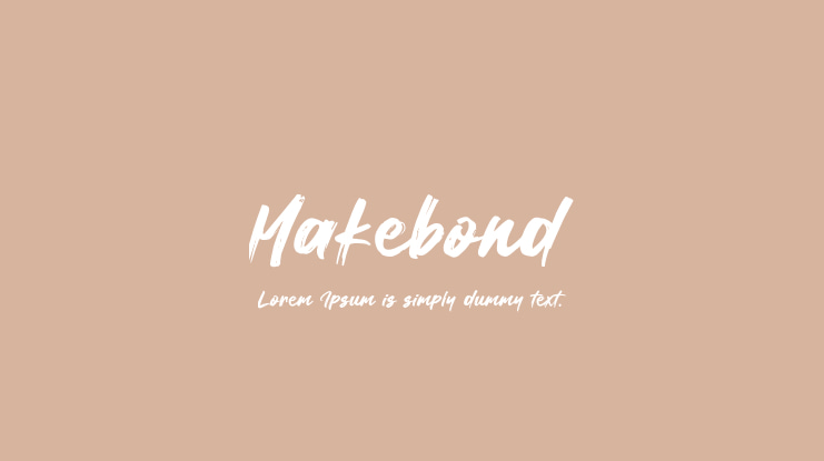 Makebond Font