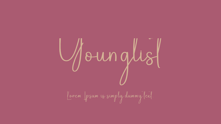 Younglist Font