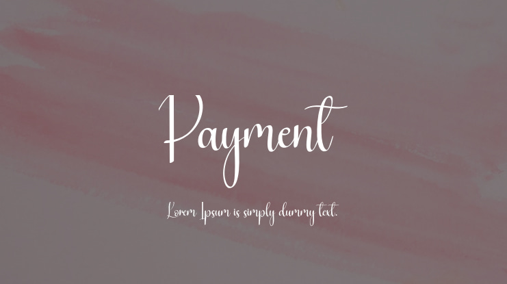 Payment Font