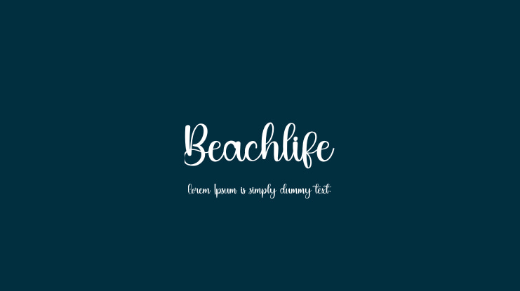 Beachlife Font