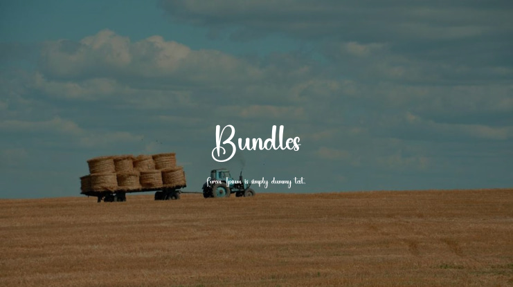 Bundles Font