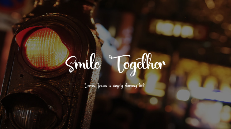 Smile Together Font