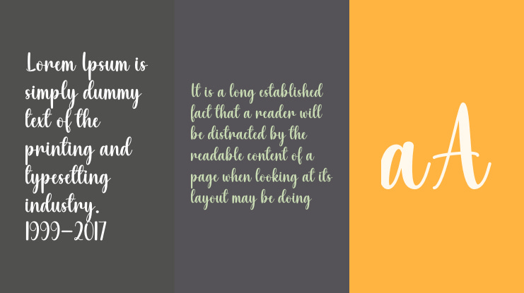 Spring Painting Font