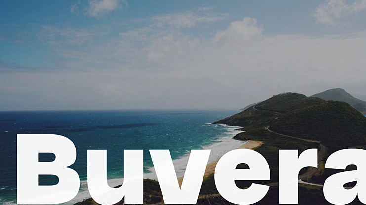 Buvera Modern Sans Serif Font Family