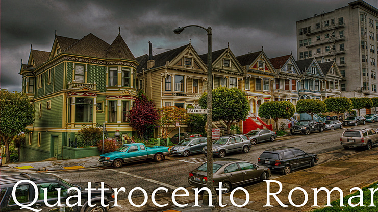 Quattrocento Roman Font