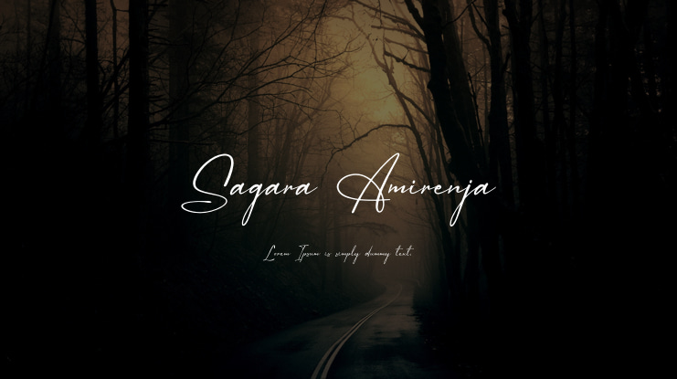 Sagara Amirenja Font