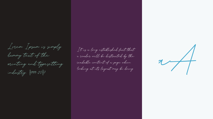 Belitany Signature Font