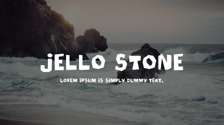 Jello Stone Font