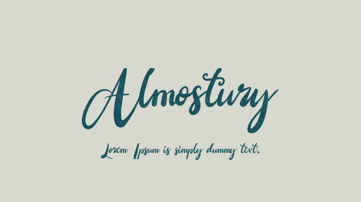 Almostury Font