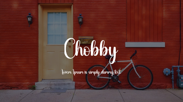 Chobby Font