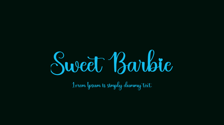 Sweet Barbie Font