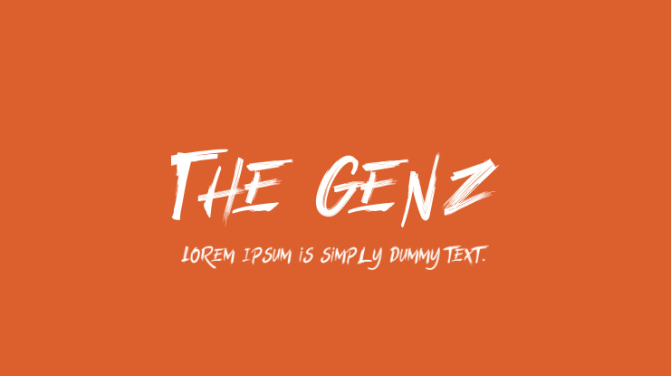 the genz Font