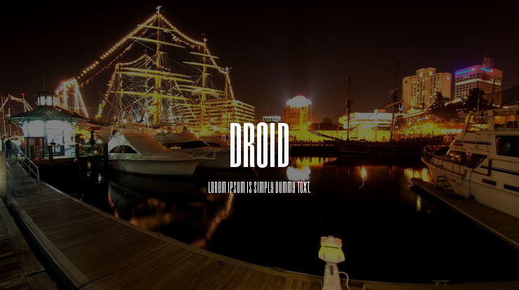 Droid Font