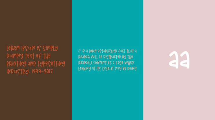 Move Only Display Font