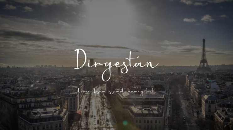 Dirgestan Font