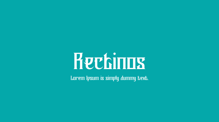 Rectinos Font