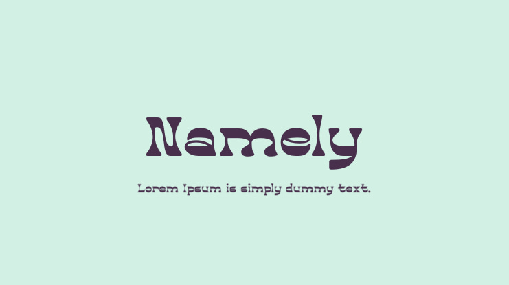 Namely Font