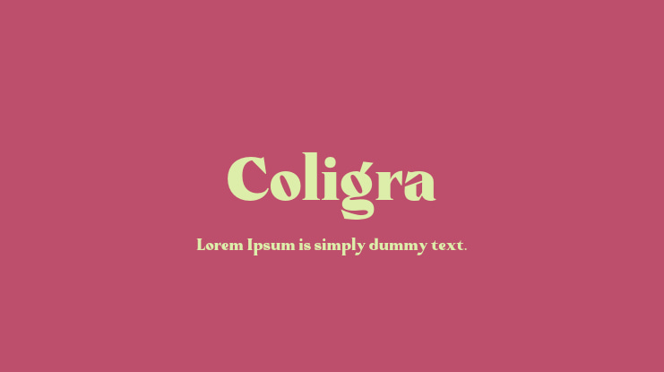 Coligra Font