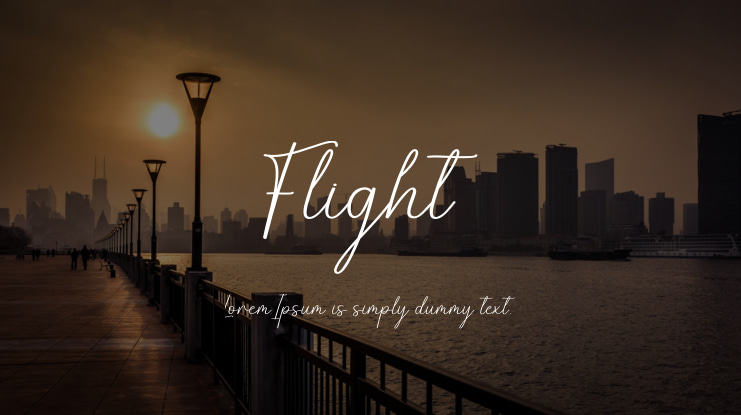 Flight Font