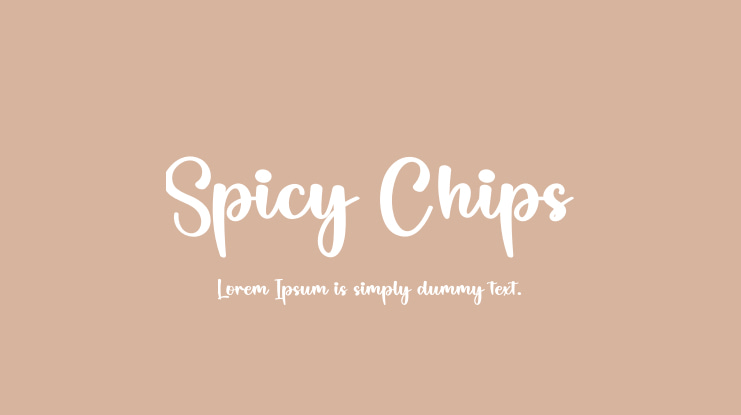 Spicy Chips Font