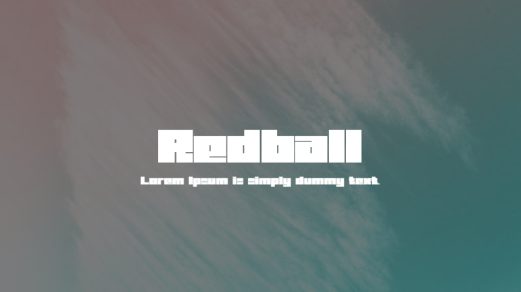 Redball Font Family