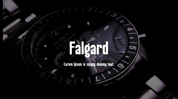 Falgard Font Family