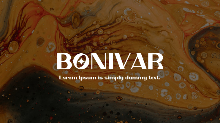 BONIVAR Font