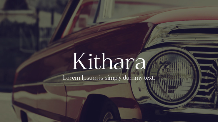 Kithara Font
