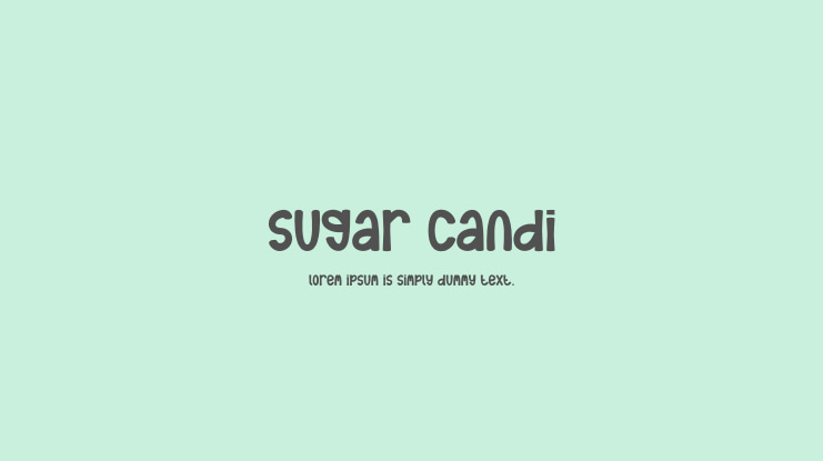 Sugar Candi Font