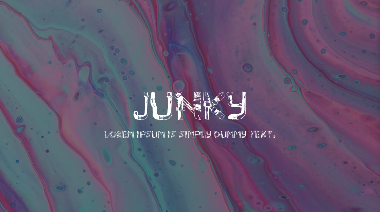 JUNKY Font