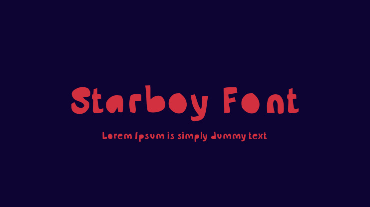Starboy Font