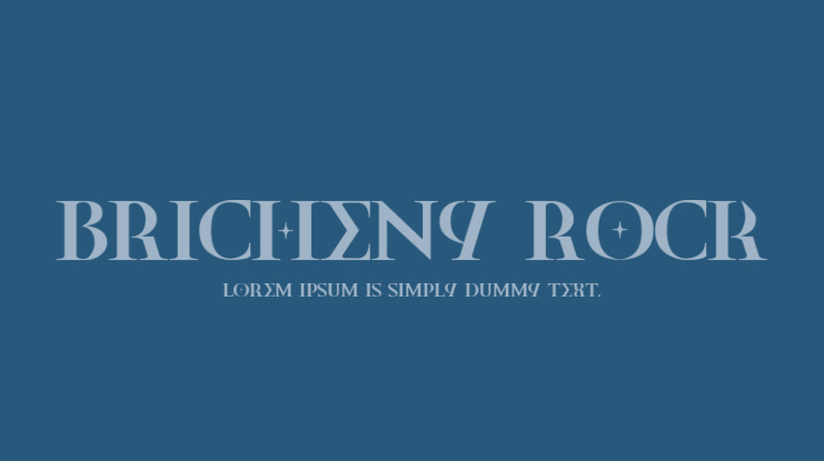 Bricheny Rock Font Family