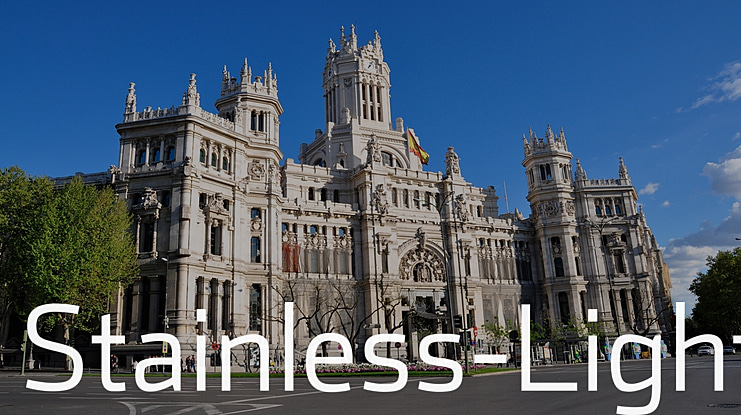 Stainless-Light Font