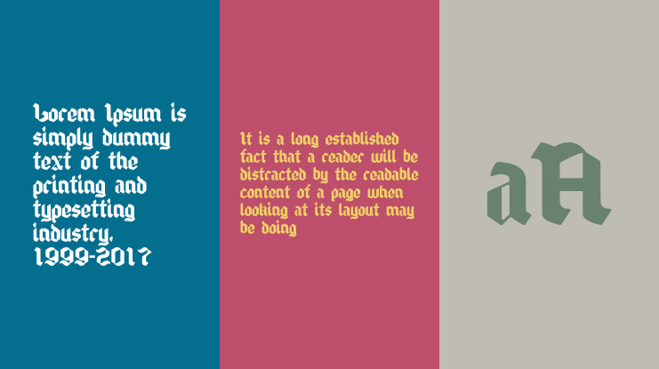 Heraldic Shadows Font