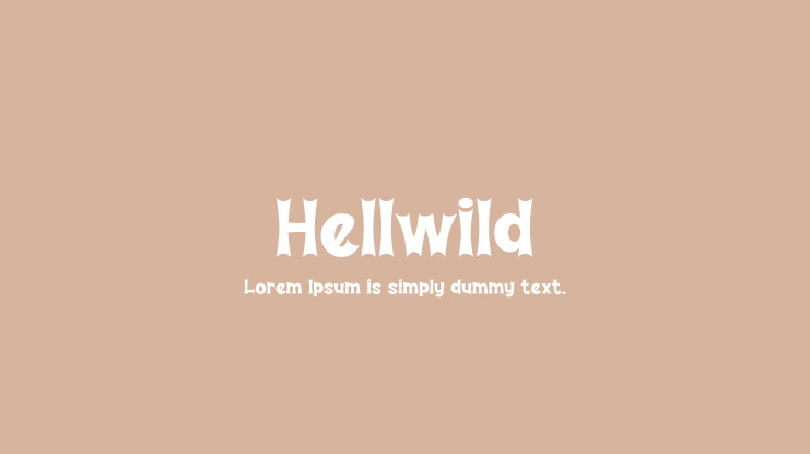Hellwild Font