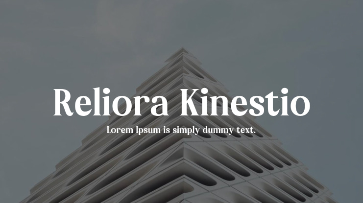 Reliora Kinestio Font