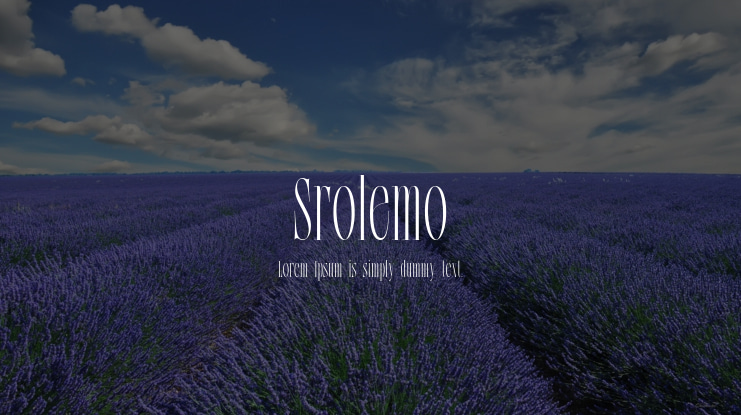 Srolemo Font
