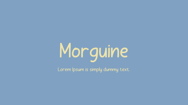 Morguine Font