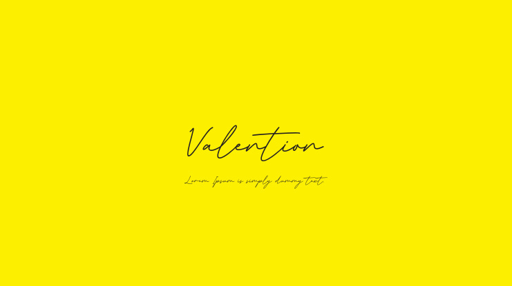 Valention Font
