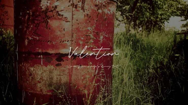 Valention Font